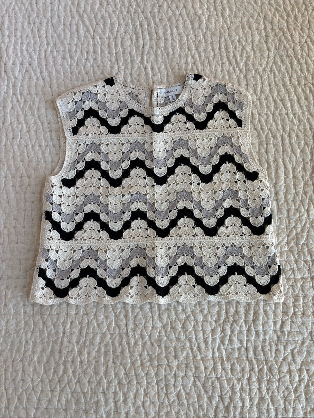 Evereve Crochet Wave Tank